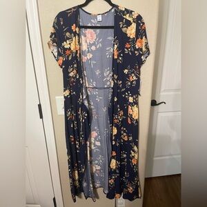 Old Navy Floral Wrap Dress
